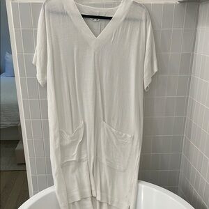 Splendid White Midi Dress